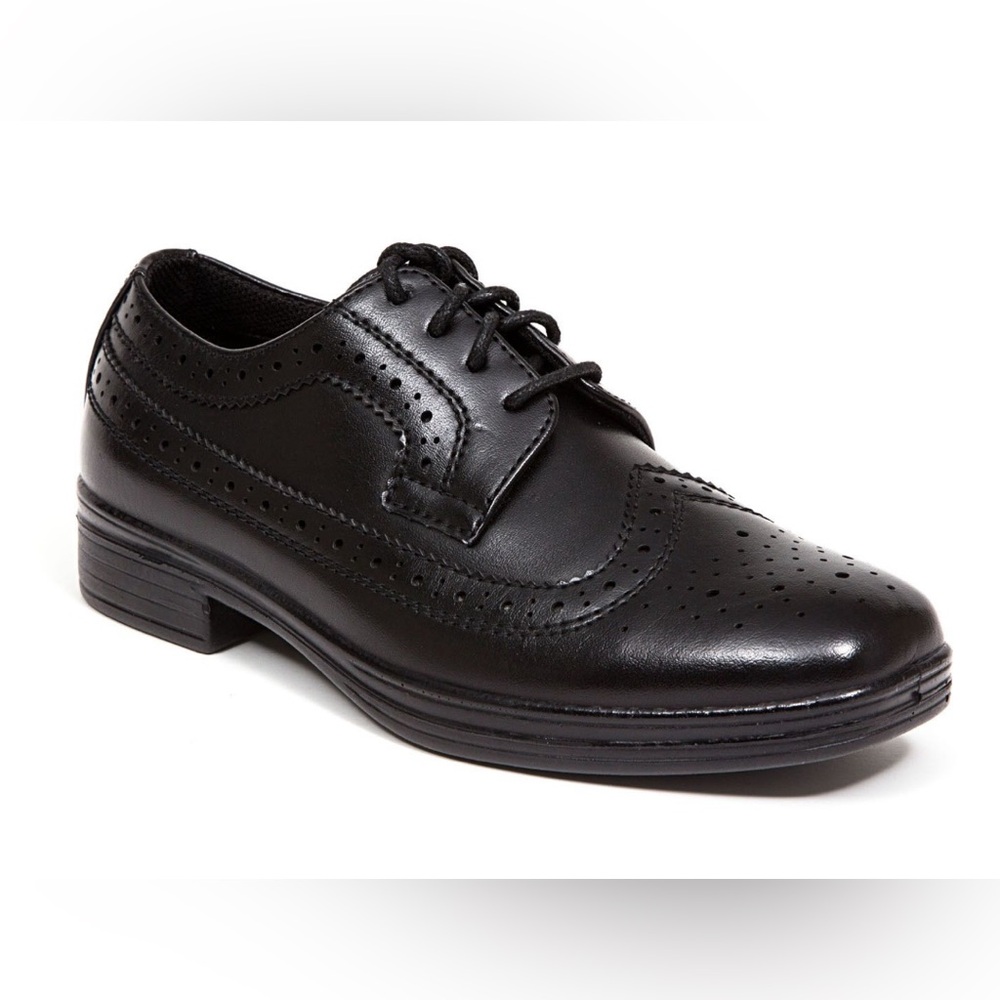 $50 Retail New with Box, Deer Stags Ace Boys' Wingtip Oxford Shoes SZ 6.5